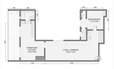 Amplio 3 ambientes c/ balcón terraza y parrilla - Recoleta