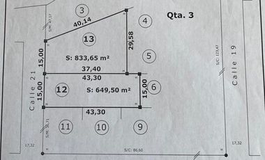 Terreno en  Mar del Sud