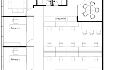 Renta oficina equipada en Espacio Santa Fe