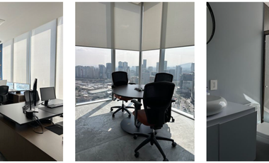 Renta oficina equipada en Espacio Santa Fe