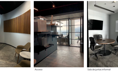 Renta oficina equipada en Espacio Santa Fe
