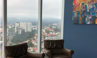 Renta oficina equipada en Espacio Santa Fe