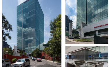 Venta  o Renta de oficina en la torre Espacio Santa Fe