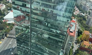 Venta  o Renta de oficina en la torre Espacio Santa Fe