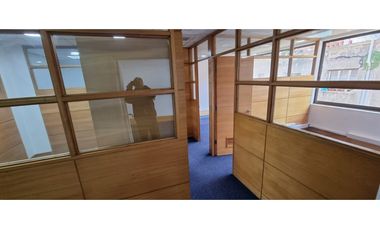 Oficina Climatizada 214m2 calle Rosal Santiago