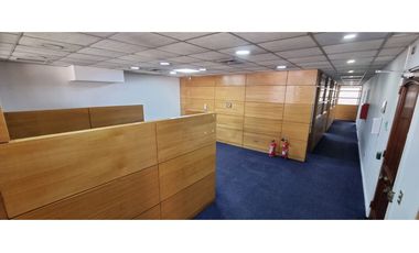 Oficina Climatizada 214m2 calle Rosal Santiago