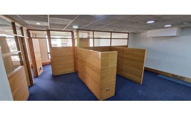 Oficina Climatizada 214m2 calle Rosal Santiago