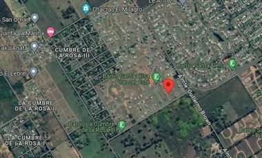 Terreno en venta -10 x 46mts - 460mts2 - Barrio Santa Elisa - Pilar