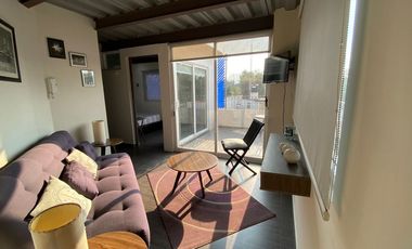 LOFT AMUEBLADO CON TERRAZA.