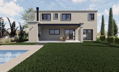 Casa Moderna de 5 AMB Barrio Santa Ana con Galería, Parrilla y Gran Jardín con Piscina