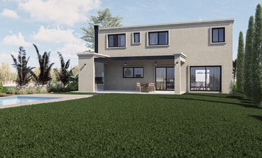 Casa Moderna de 5 AMB Barrio Santa Ana con Galería, Parrilla y Gran Jardín con Piscina