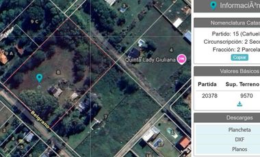 Terreno en venta - 595Mts2 - Cañuelas