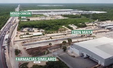 Venta/renta Bodega 529m2 Parque industrial carretera Merida-Cancun Yucatan