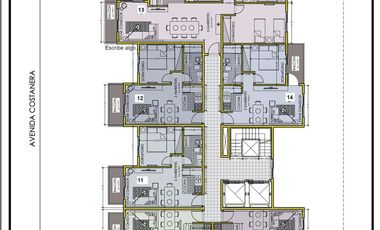 Departamento vista al mar. Jano III Costanera