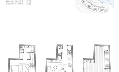 Departamento en Nordelta - 2 ambientes con terraza