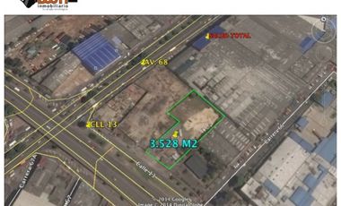 VENTA LOTE INDUSTRIAL PUENTE ARANDA 3.528 M2