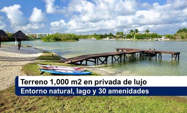 El Lujo del Espacio en Cancún: 1000 m² con Amenidades de Club y la Máxima Tranquilidad.