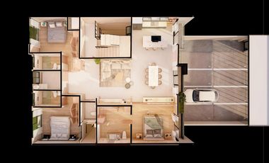 Departamento en Fraccionamiento Costa de Oro