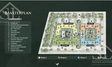 Departamento de Una Recamara en Green Urban Jungle en Temozon Norte Merida Yucatan.