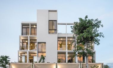 Departamento de Una Recamara en Green Urban Jungle en Temozon Norte Merida Yucatan.