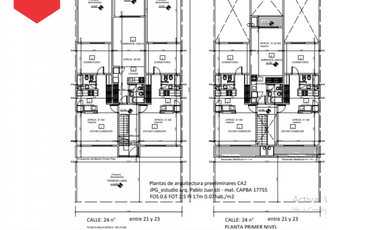 Departamentos en pozo (Calle 24 entre 21 y 23)