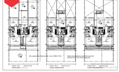 Departamentos en pozo (Calle 24 entre 21 y 23)