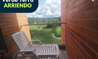 Apartamento amoblado en arriendo- Rionegro- Club Verde Terra