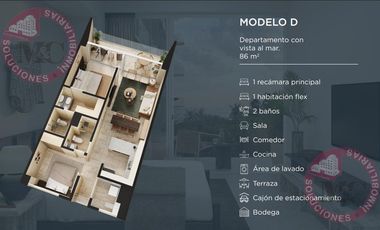 Departamentos en venta en Rivera Nayarit, Mexico
