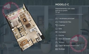 Departamentos en venta en Rivera Nayarit, Mexico