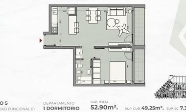 Venta departamento 1 dormitorio Neuquén