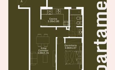 Departamento 3 ambientes Frente en  Caseros