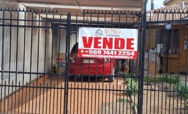 CASA BARRIO CONSOLIDADO EN VILLA SANTA MARIA DE MAIPU