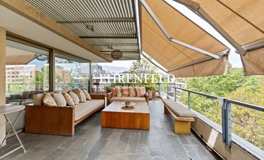Alonso de Sotomayor, Vitacura. Penthouse luminoso y espacioso, gran ubicación.