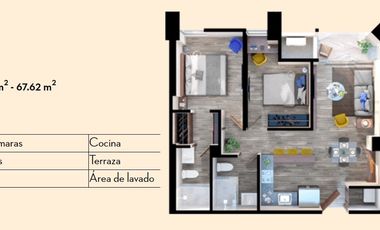 DEPARTAMENTO EN VENTA CENTRO MONTERREY