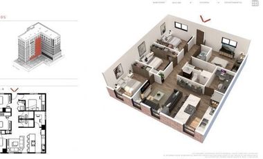 DEPARTAMENTO EN VENTA DISTRITO TEC SUR