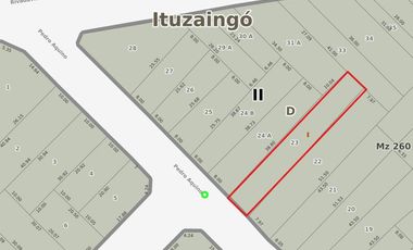 Terreno en  VENTA - LOTE  - TERRENO VENTA - LOTE ITUZAINGO
