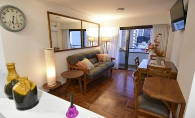DPTO AMOBLADO DE CATEGORIA: EXCELENTE UBICACION / 1 DORM   BALCON