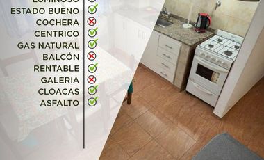 Departamento de dos ambientes en Santa Teresita