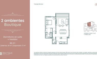 Departamento en  Boutique en pleno corazón de Pacheco