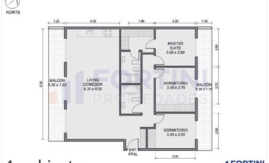 Departamento 4 ambientes pozo