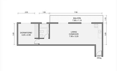 Departamento 4 ambientes pozo