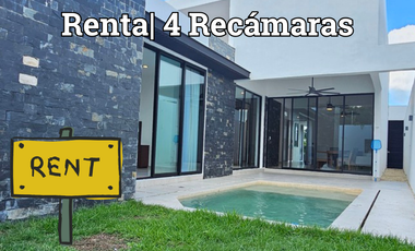 Renta amueblada 4 recámaras dentro de privada Entre Parques