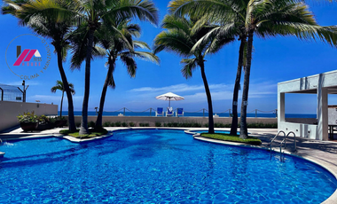 HERMOSO DEPARTAMENTO A PIE DE PLAYA EN RENTA PLAYA AZUL MANZANILLO