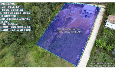 CABAÑA EN OBRA GRIS 3 MINUTOS DE AUTOPISTA MED-BOG-EN MARINILLA