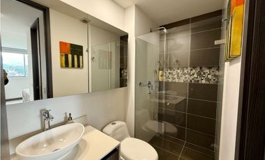 Apartaestudio en ciudad del río para la renta amoblada piso 27