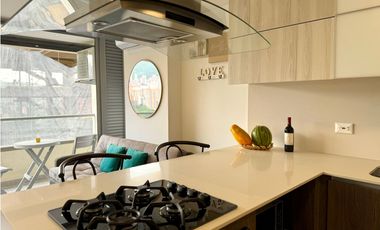 Apartaestudio en ciudad del río para la renta amoblada piso 27