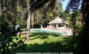 Venta de Finca Exclusiva en Ezeiza 5300m² | Casco 320m², Piscina, Quincho, Tenis