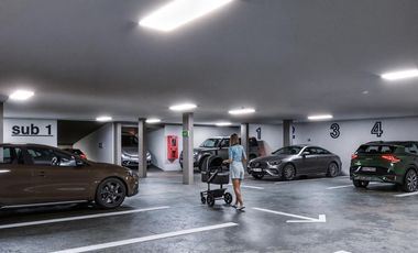 Departamento 2 ambientes con balcon al frente en Bernal centro