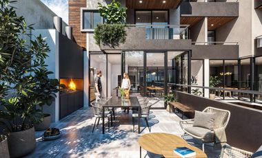 Departamento 2 ambientes con balcon al frente en Bernal centro