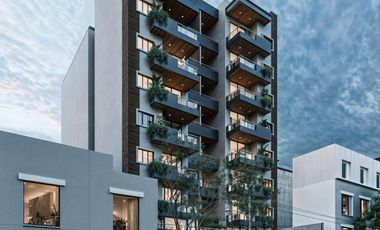 Departamento 2 ambientes con balcon al frente en Bernal centro